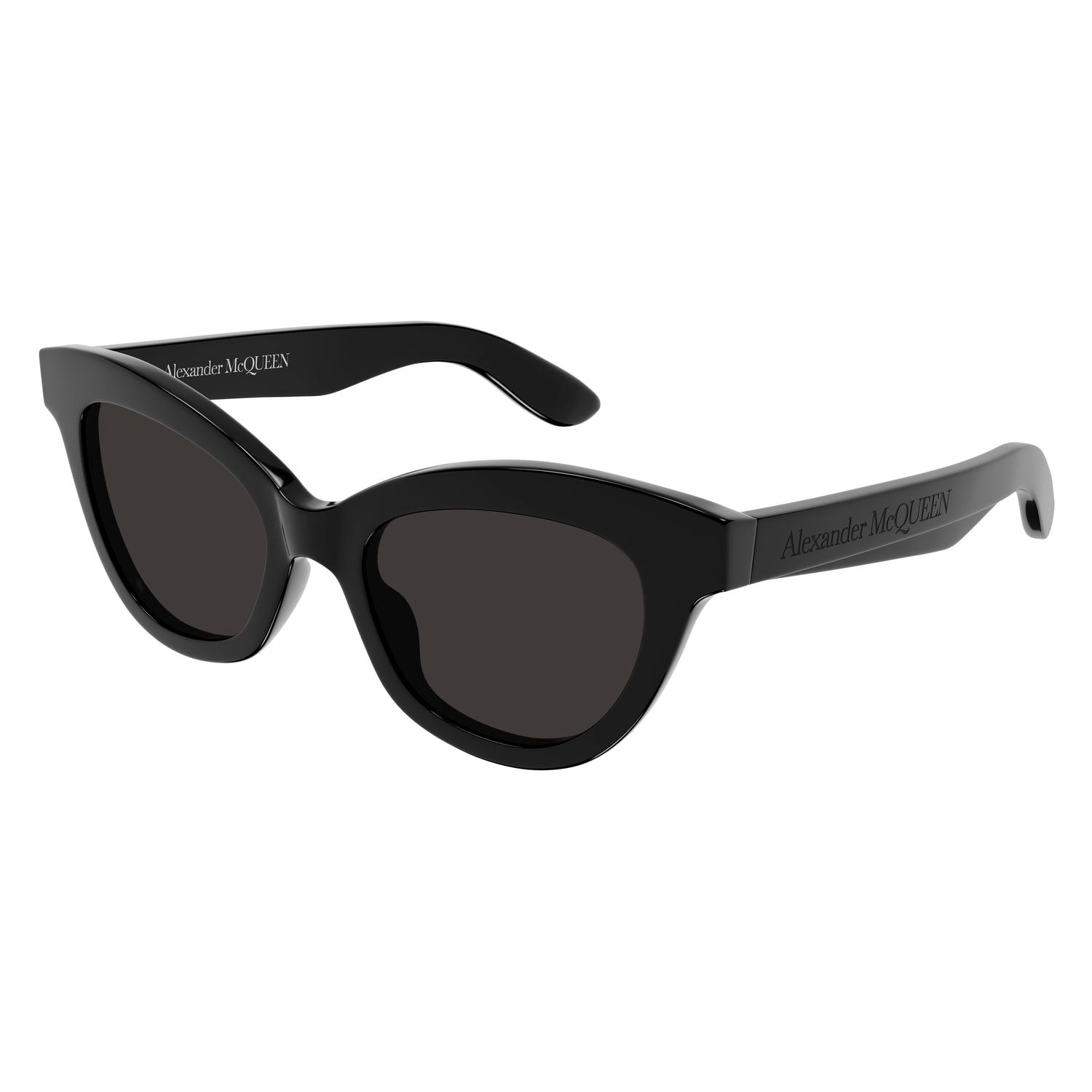 AM0391S Black recycled acetate Sunglasses - Shiny Black
