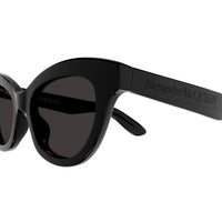 AM0391S Black recycled acetate Sunglasses - Shiny Black