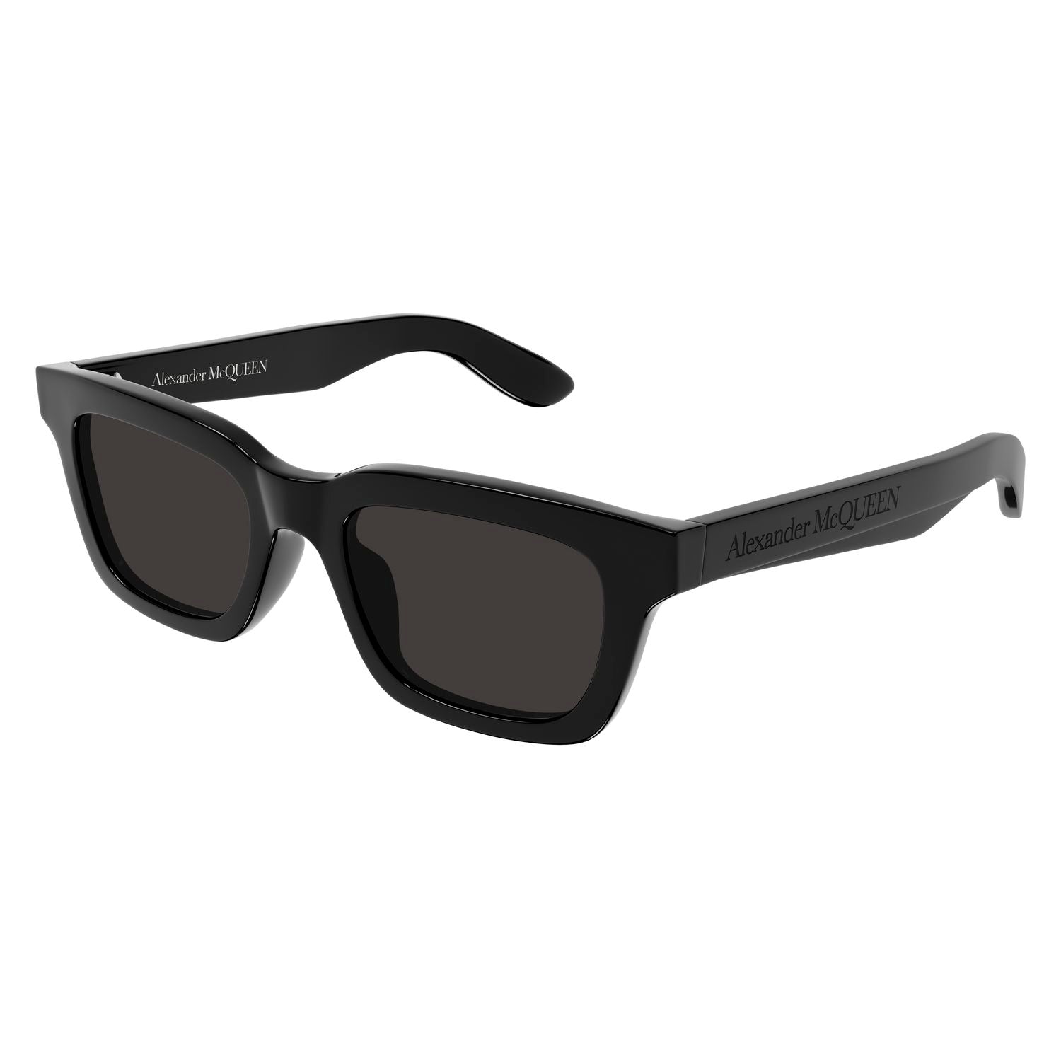 AM0392S Black recycled acetate Sunglasses - Shiny Black