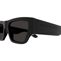 AM0393S Black recycled acetate Sunglasses - Shiny Black