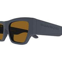 AM0393S Grey recycled acetate Sunglasses - Matte Solid Dark Grey