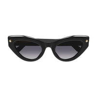 AM0407S Black recycled acetate Sunglasses - Shiny Solid Black