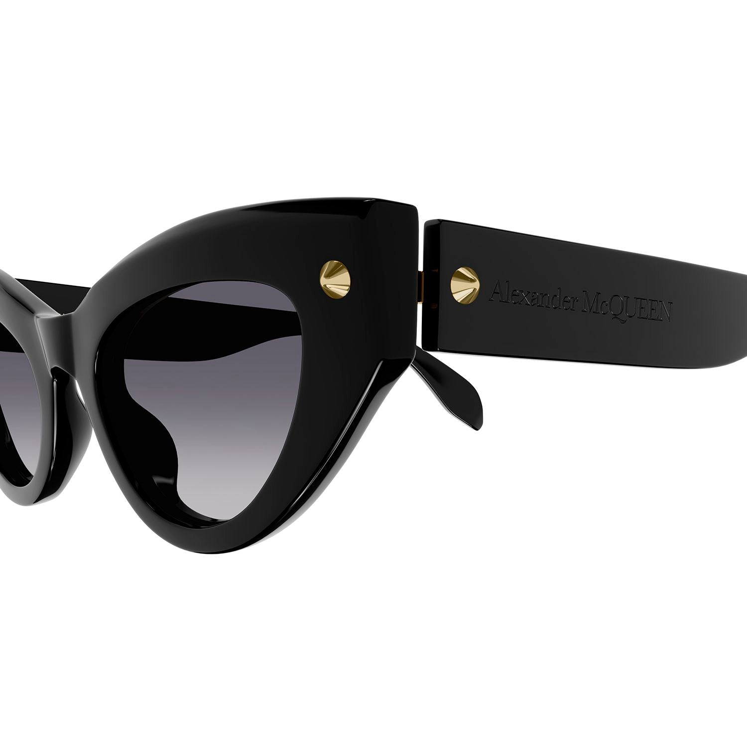 AM0407S Black recycled acetate Sunglasses - Shiny Black