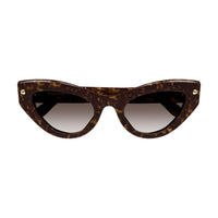 AM0407S Havana recycled acetate Sunglasses - Shiny Dark Havana
