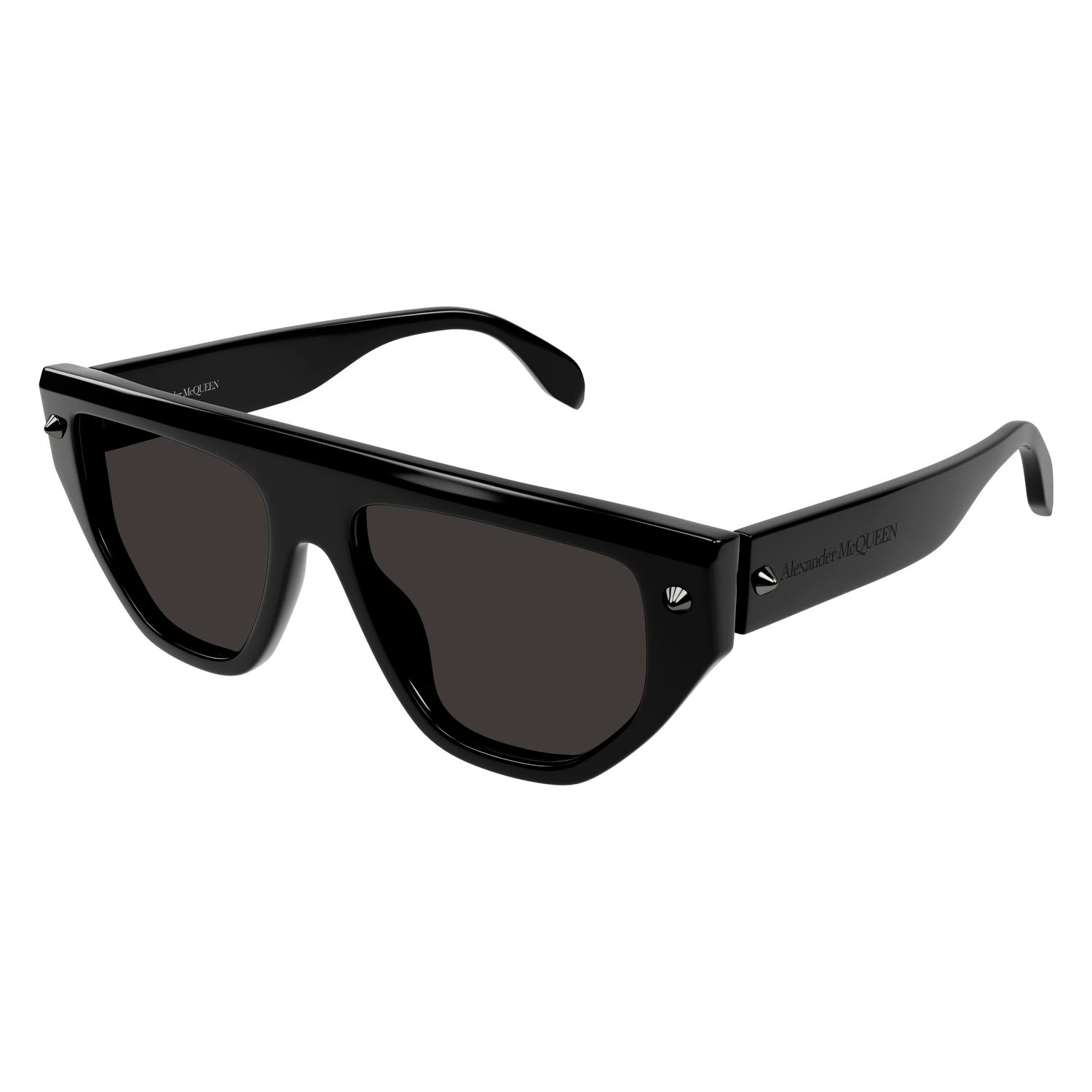 AM0408S Black recycled acetate Sunglasses - Shiny Black