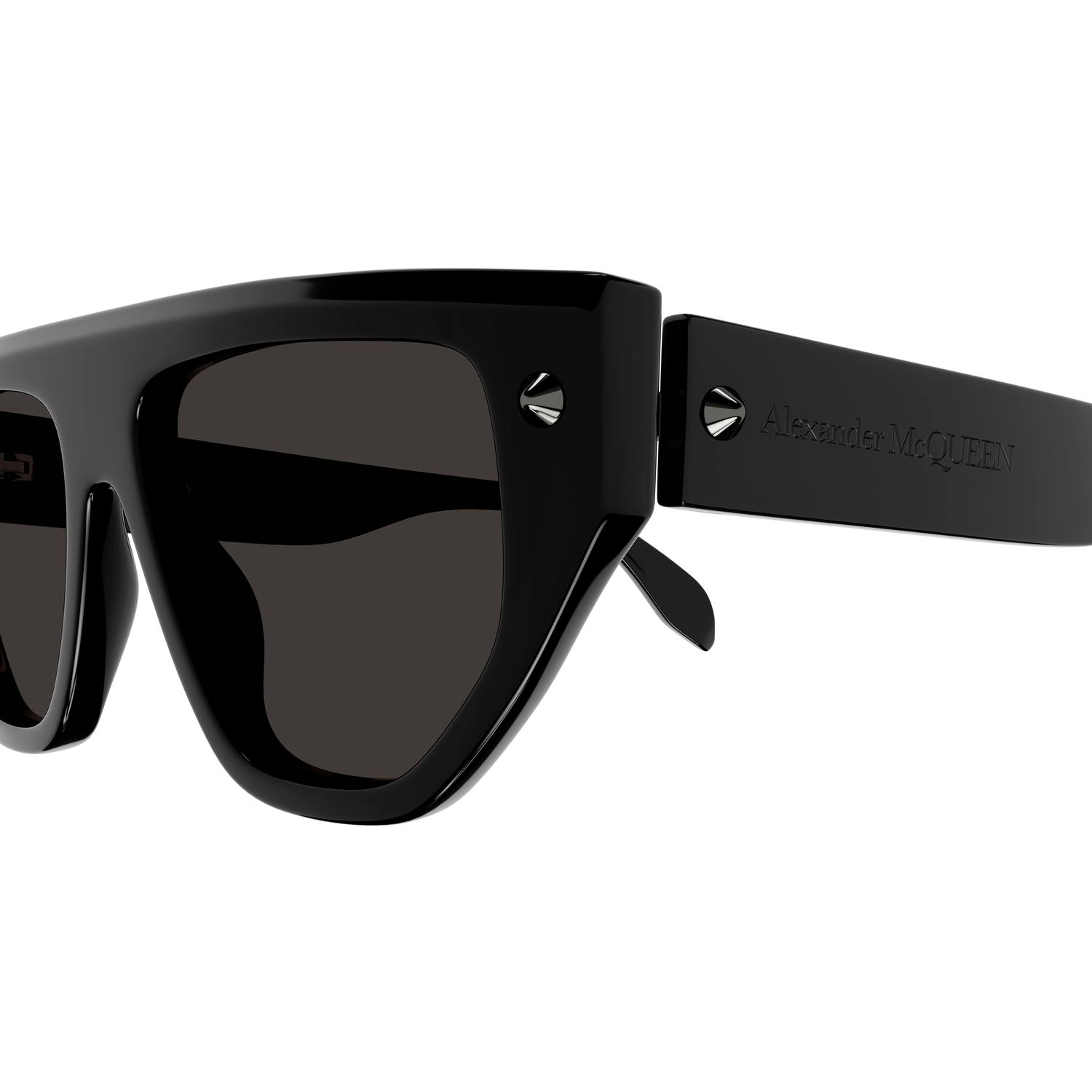 AM0408S Black recycled acetate Sunglasses - Shiny Black