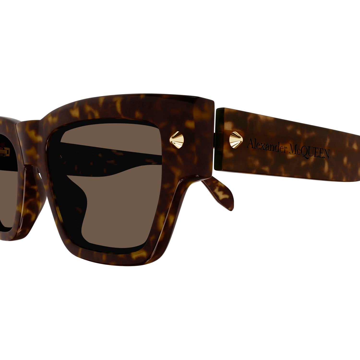 AM0409S Havana recycled acetate Sunglasses - Shiny Havana