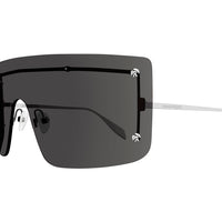 AM0412S Silver metal Sunglasses - Shiny Silver