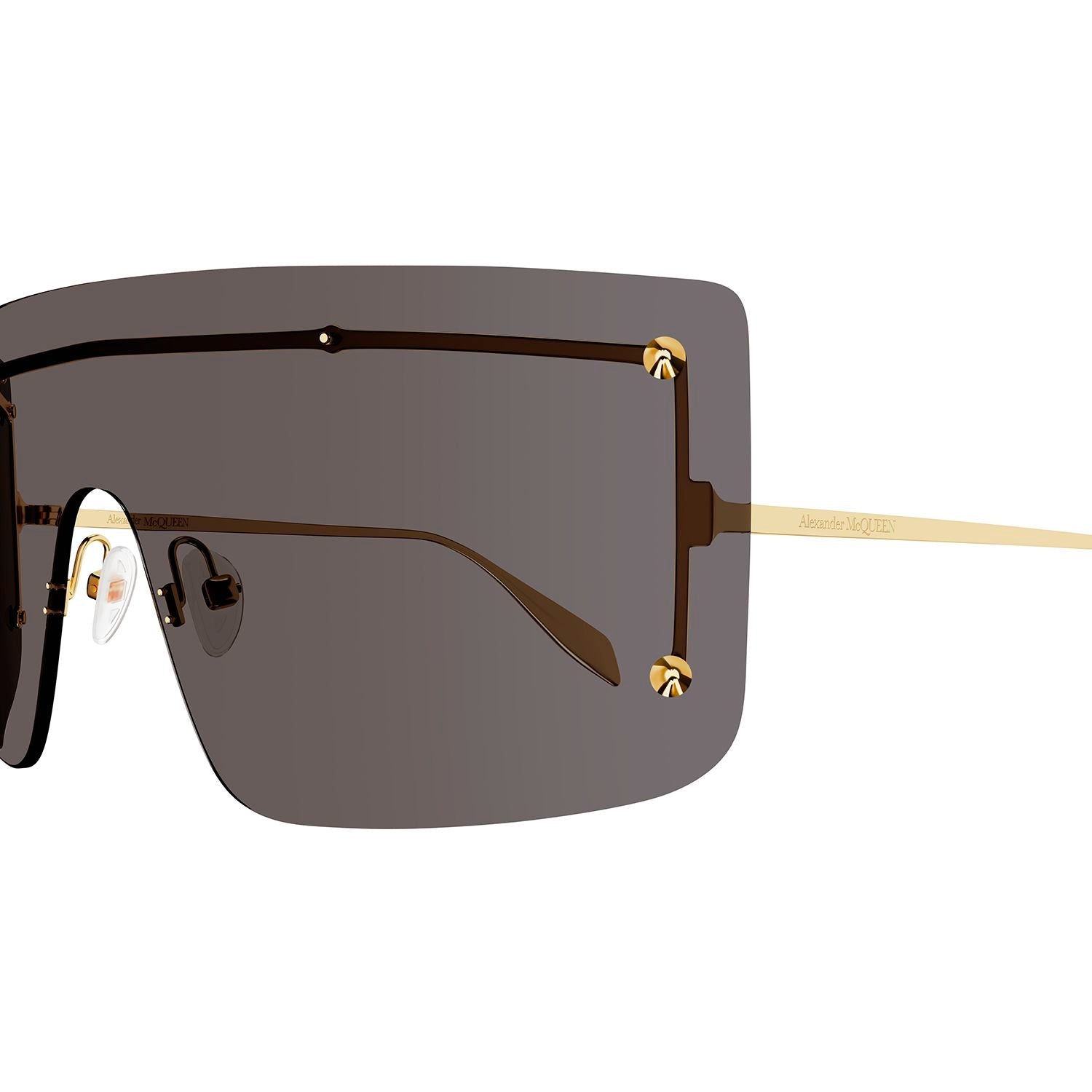 AM0412S Gold metal Sunglasses - Shiny Gold