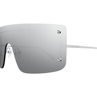 AM0412S Silver metal Sunglasses - Shiny Silver
