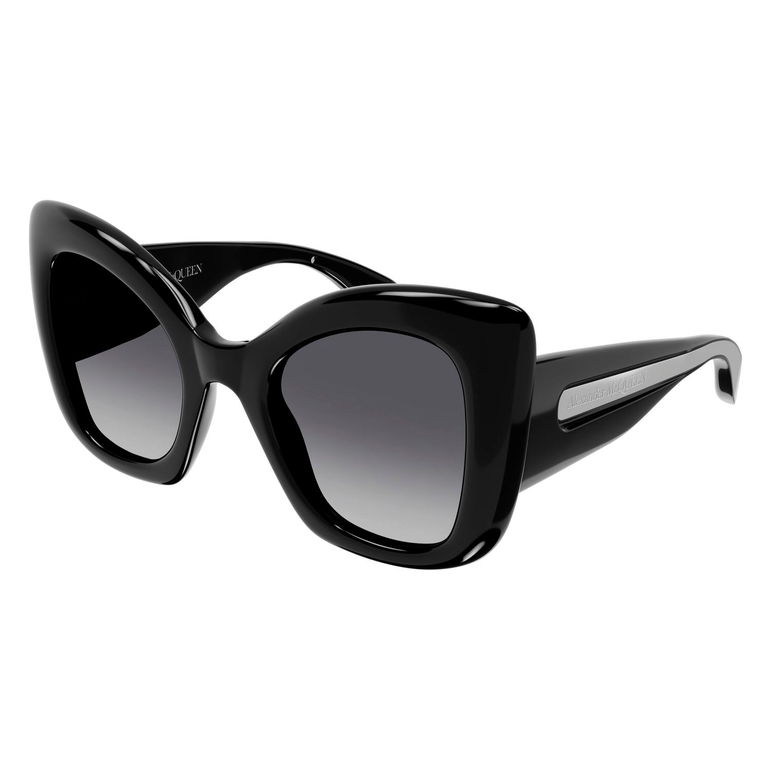 AM0402S Black bio injection Sunglasses - Shiny Black