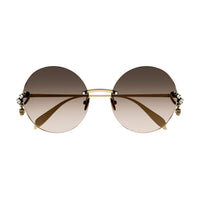 AM0418S Gold metal Sunglasses - Shiny Gold
