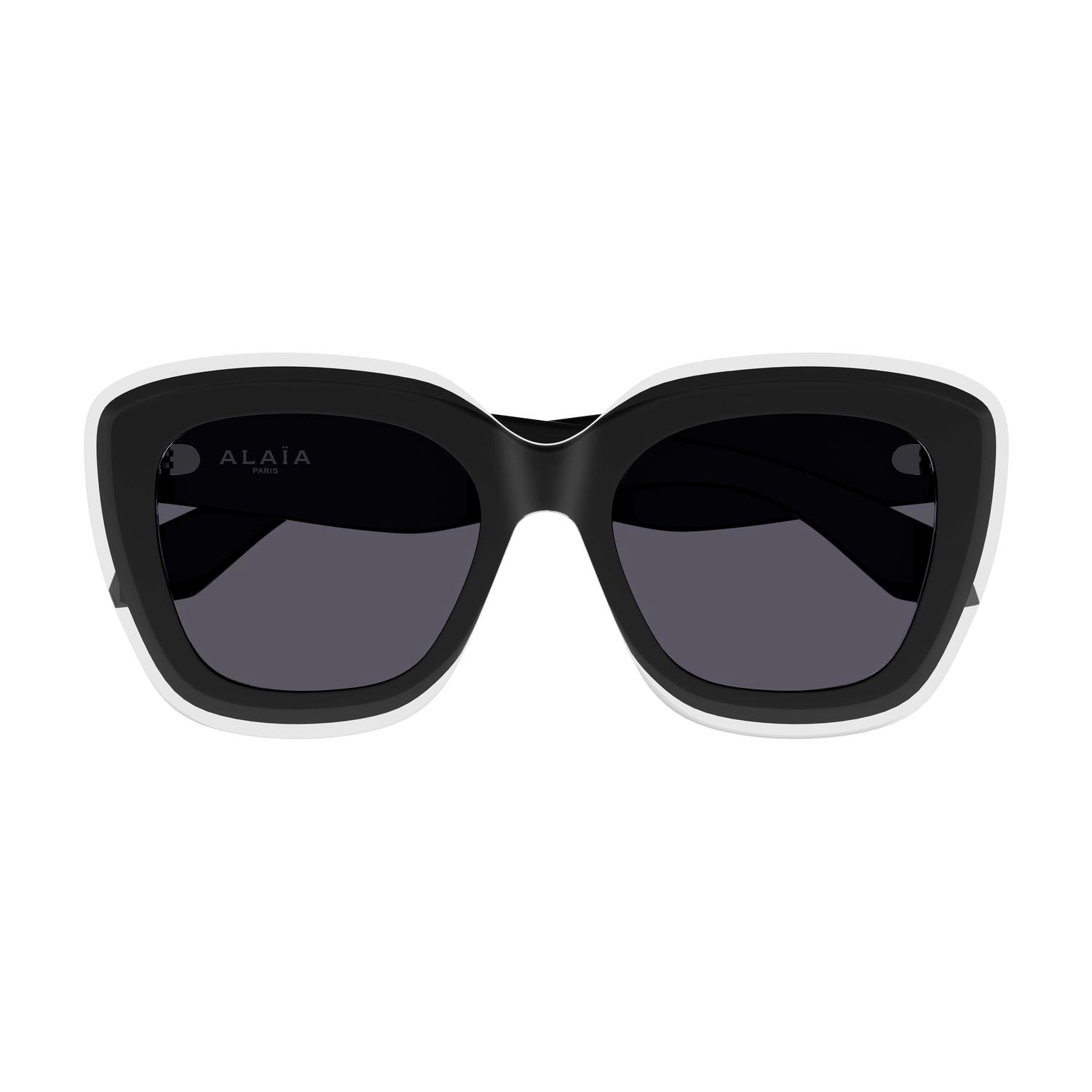 AA0072S Black recycled acetate Sunglasses - Shiny Black