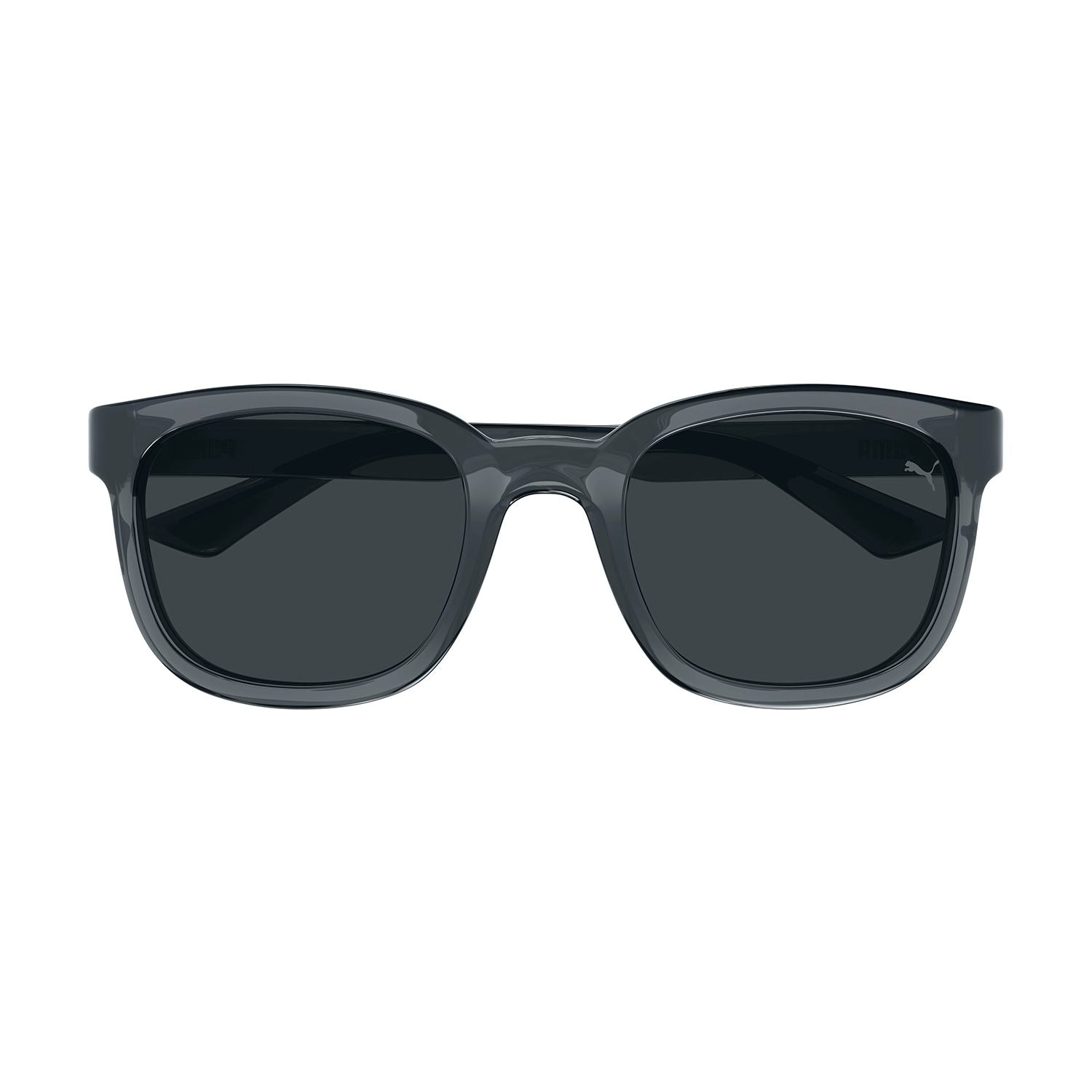 PU0424S Grey recycled injection Sunglasses - Shiny Transparent Grey
