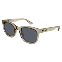 PU0424S Beige recycled injection Sunglasses - Shiny Transparent Sand