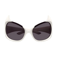 BB0284S Ivory bio injection Sunglasses - Shiny Solid Ivory