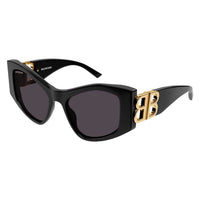 BB0287S Black recycled acetate Sunglasses - Shiny Black