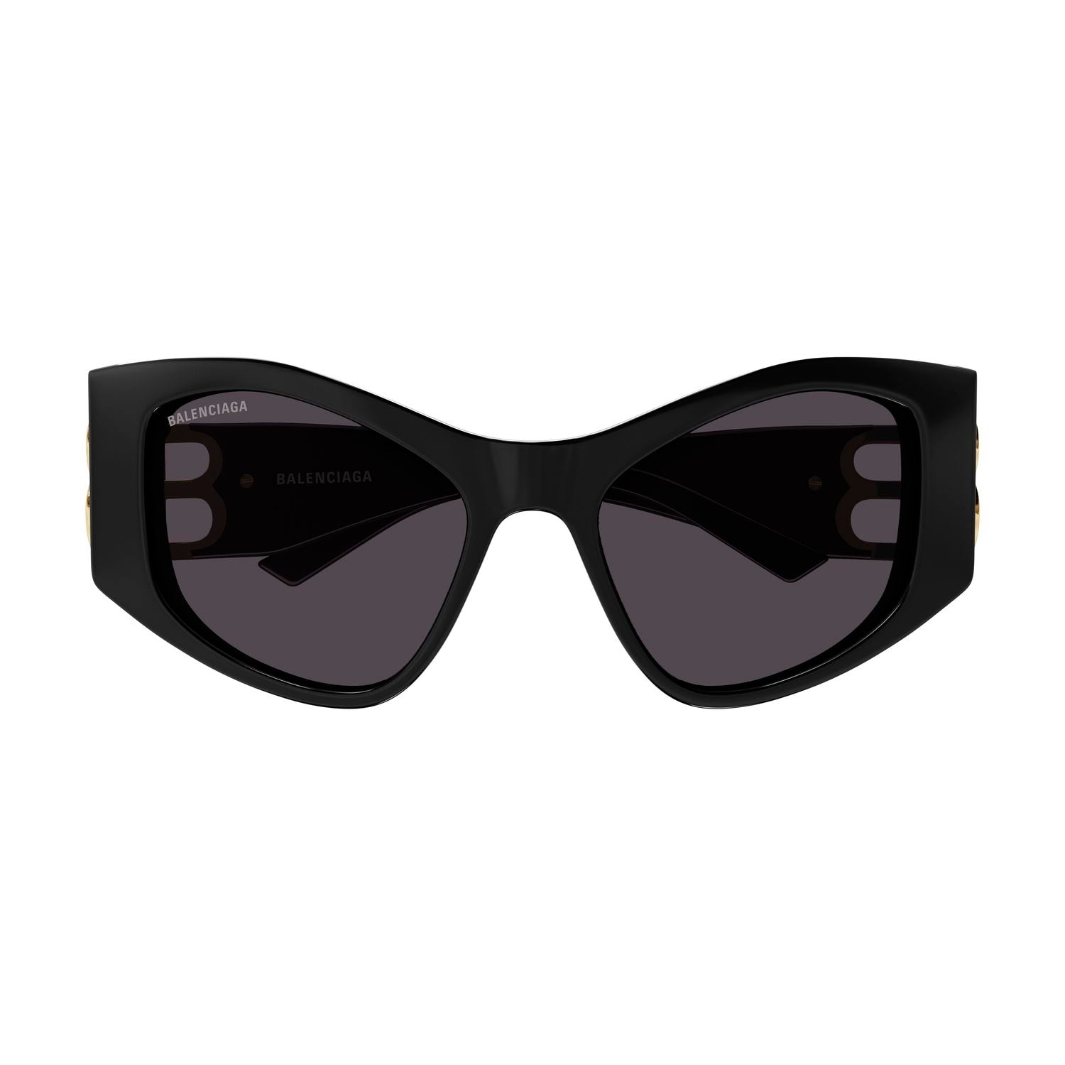 BB0287S Black recycled acetate Sunglasses - Shiny Black