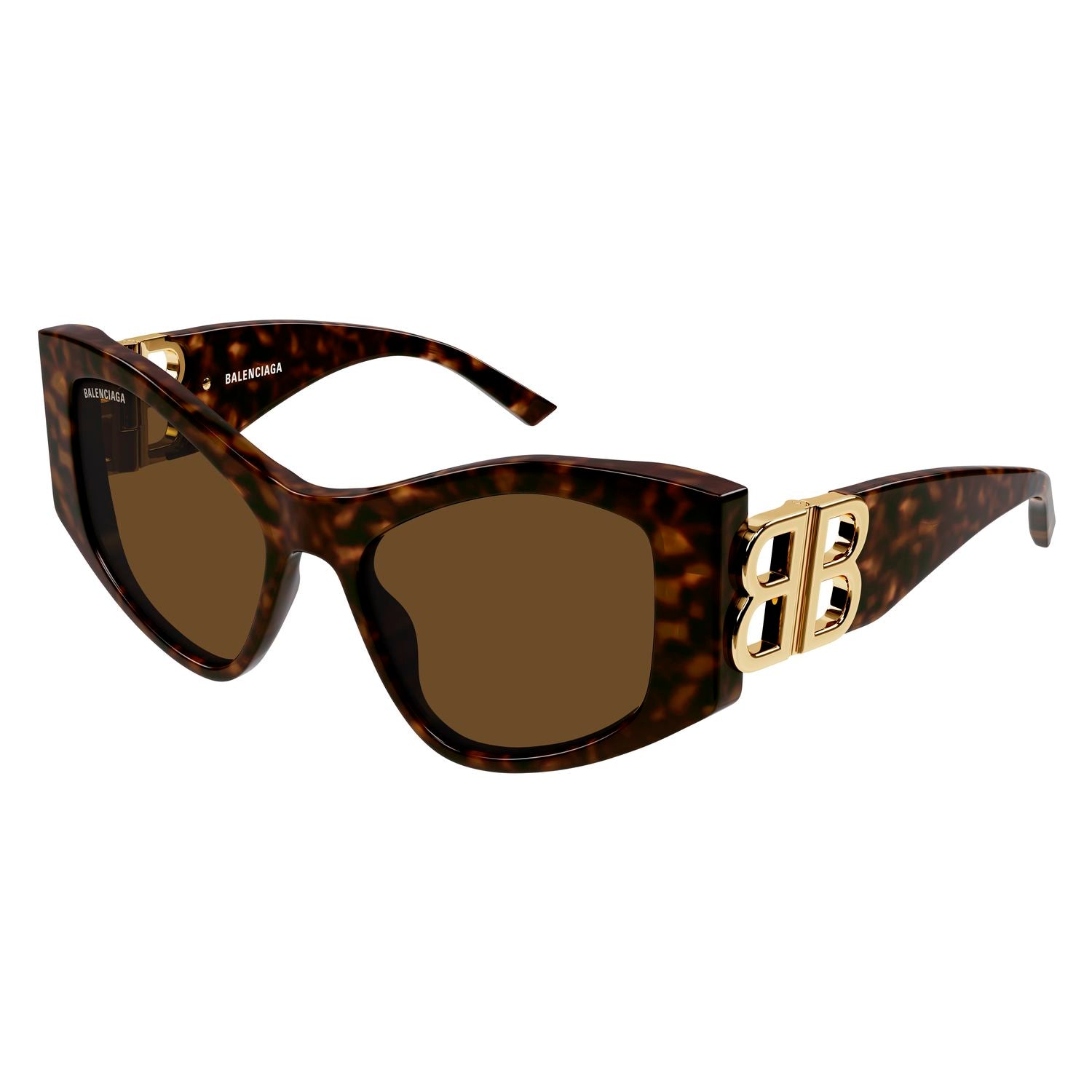 BB0287S Havana recycled acetate Sunglasses - Shiny Havana