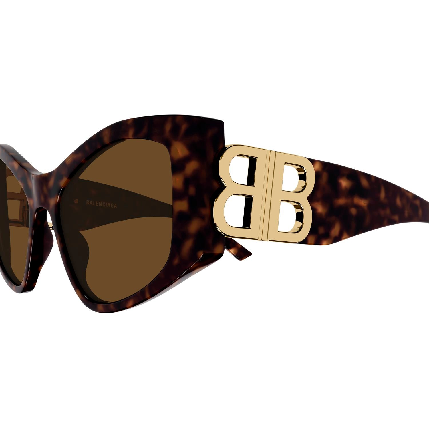 BB0287S Havana recycled acetate Sunglasses - Shiny Havana