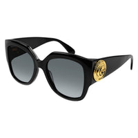 GG1407S Black recycled acetate Sunglasses - Shiny Black