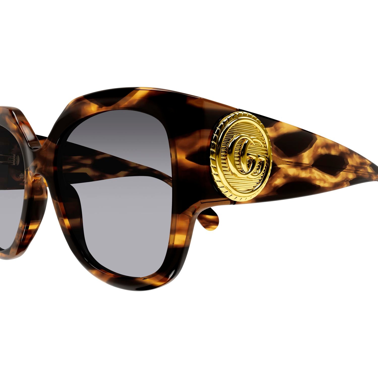 GG1407S Havana recycled acetate Sunglasses - Shiny Havana
