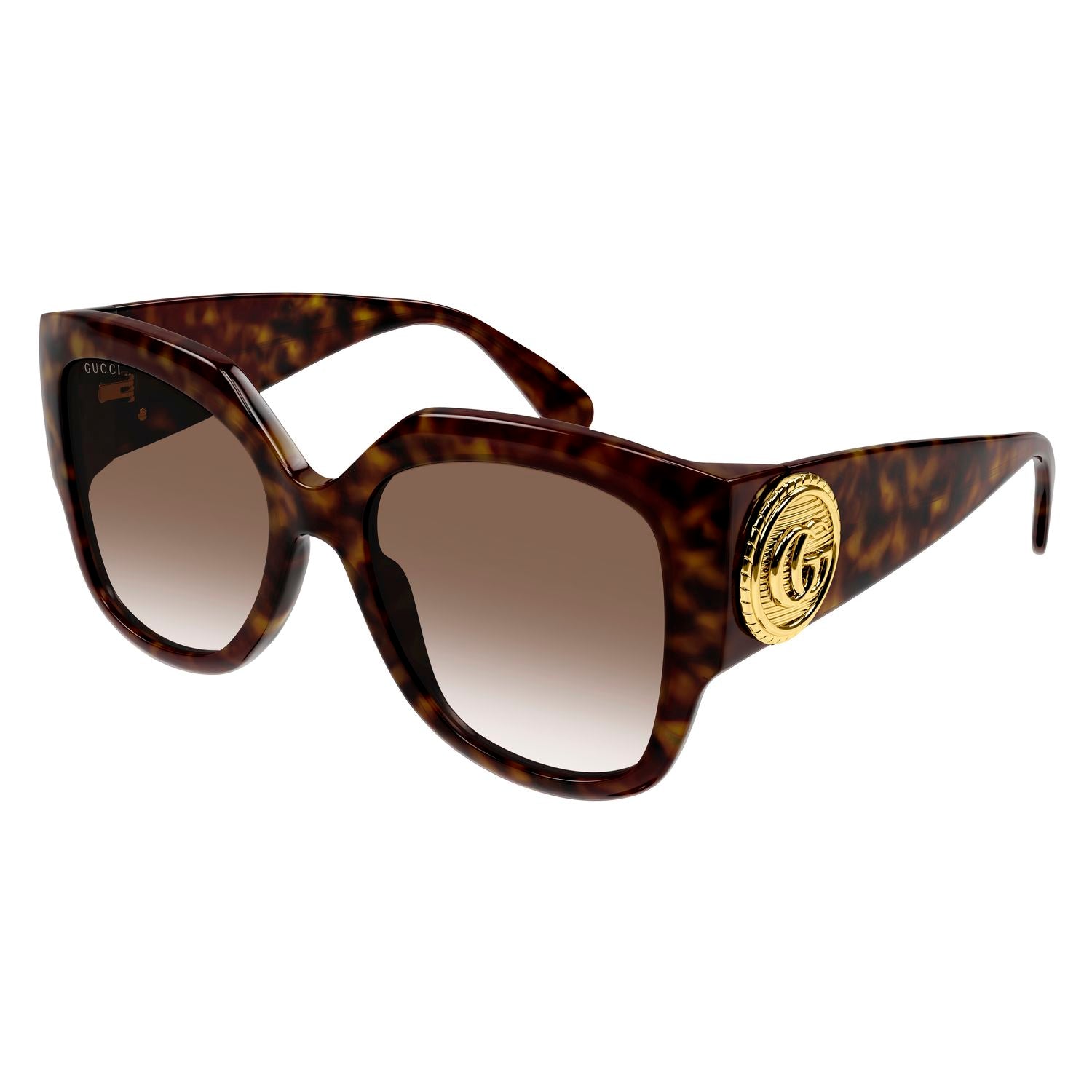 GG1407S Havana recycled acetate Sunglasses - Shiny Havana