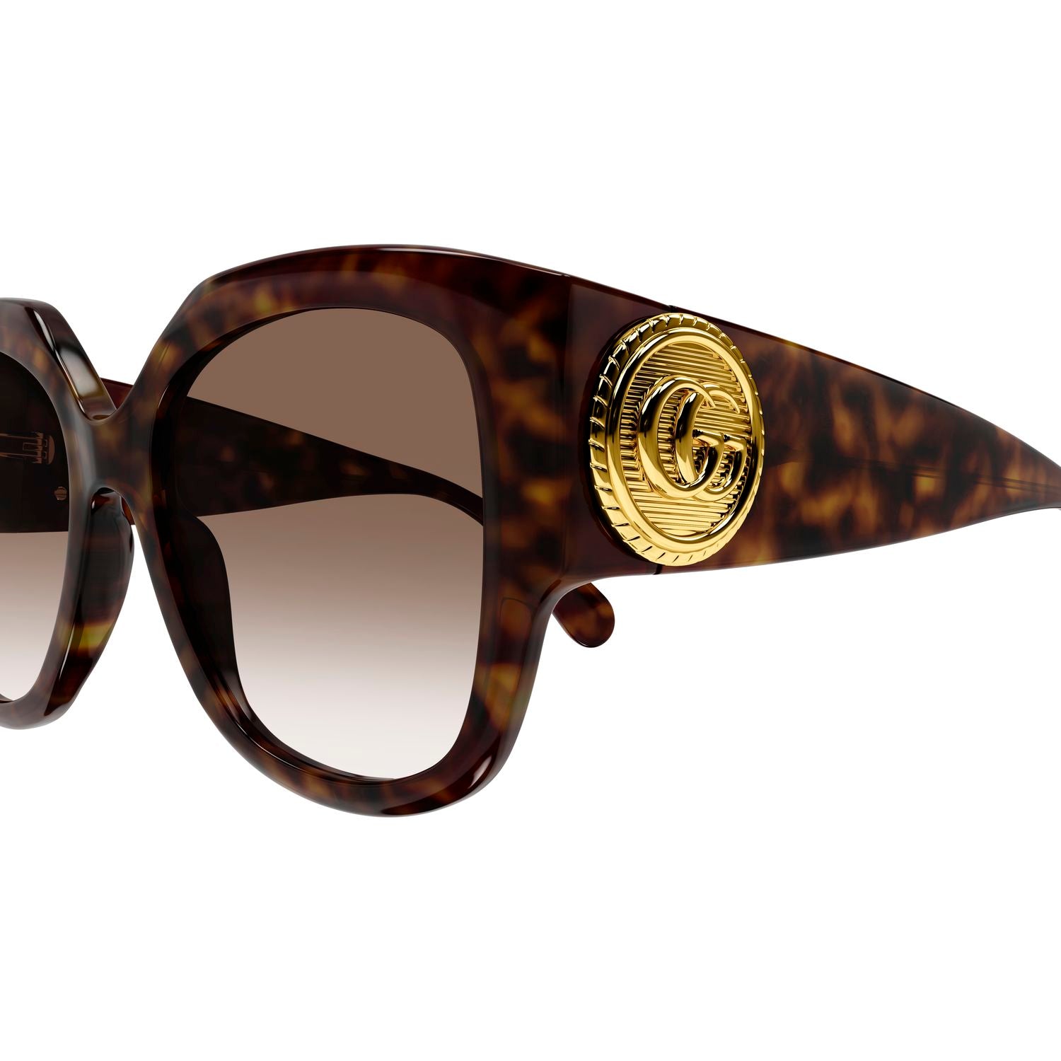 GG1407S Havana recycled acetate Sunglasses - Shiny Havana
