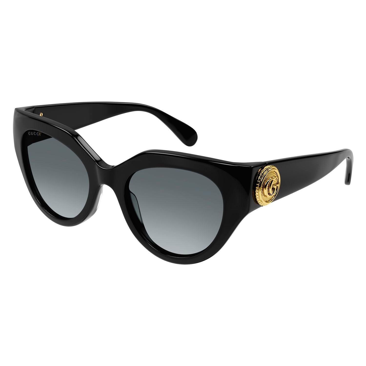 GG1408S Black recycled acetate Sunglasses - Shiny Black