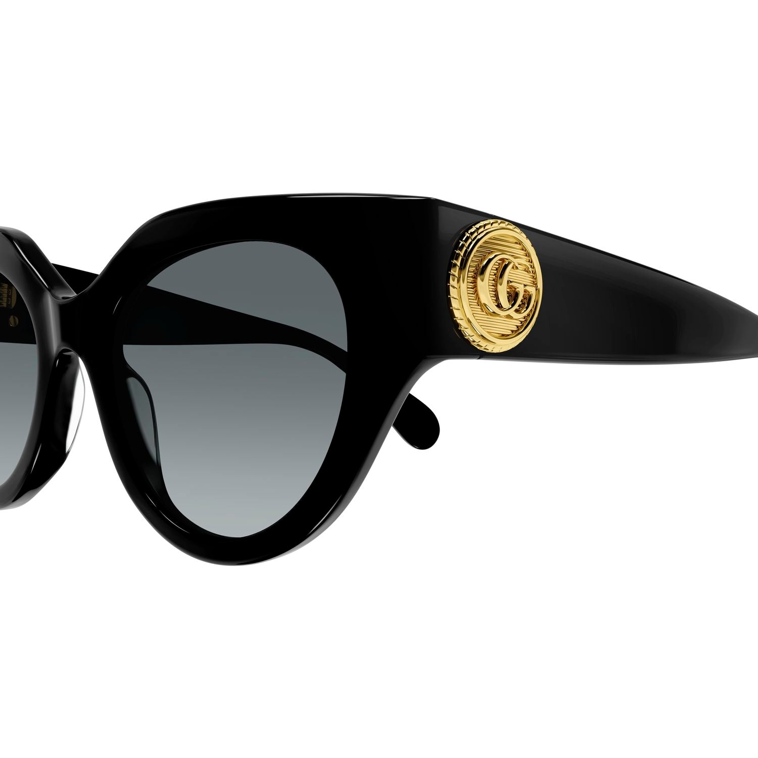 GG1408S Black recycled acetate Sunglasses - Shiny Black