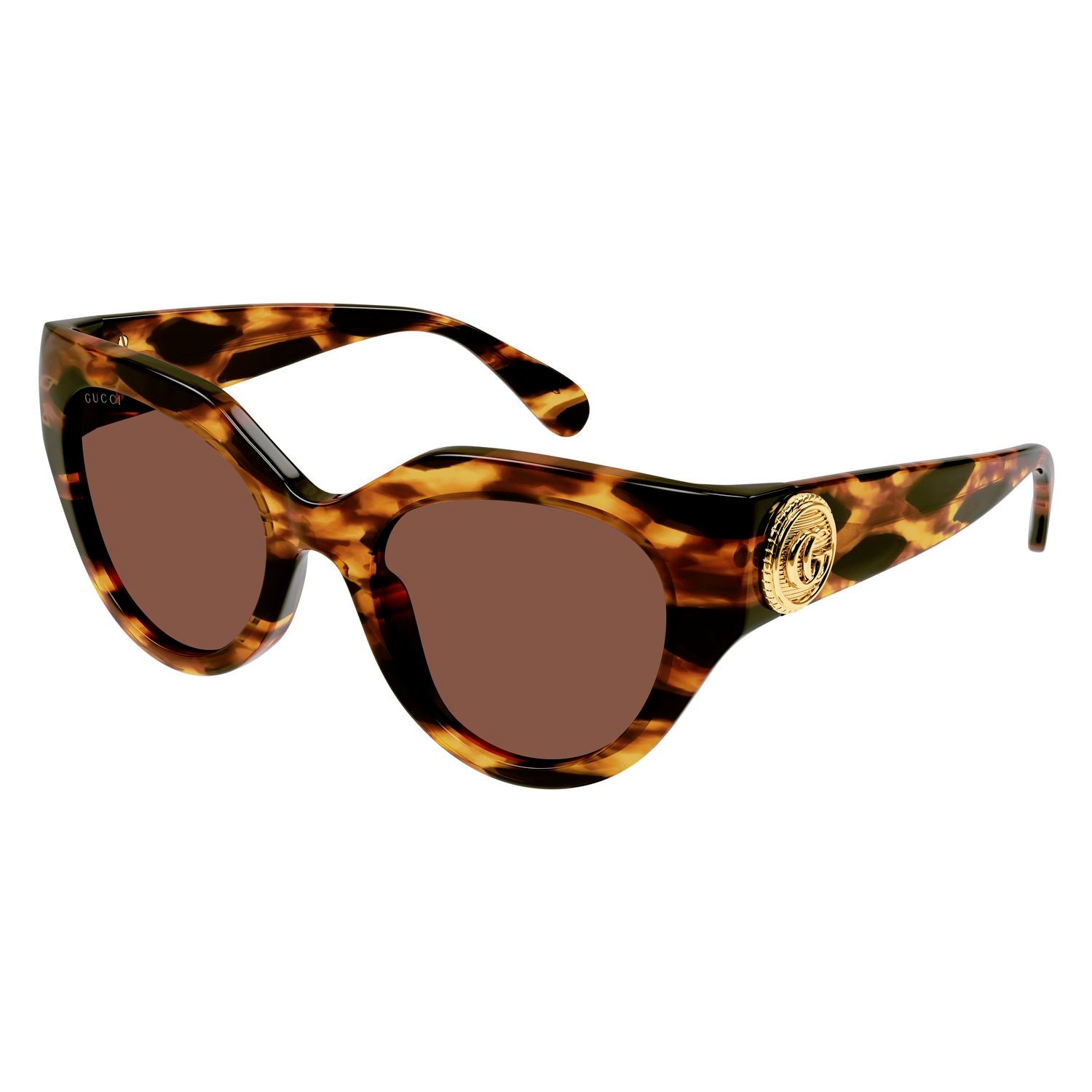 GG1408S Havana recycled acetate Sunglasses - Shiny Havana