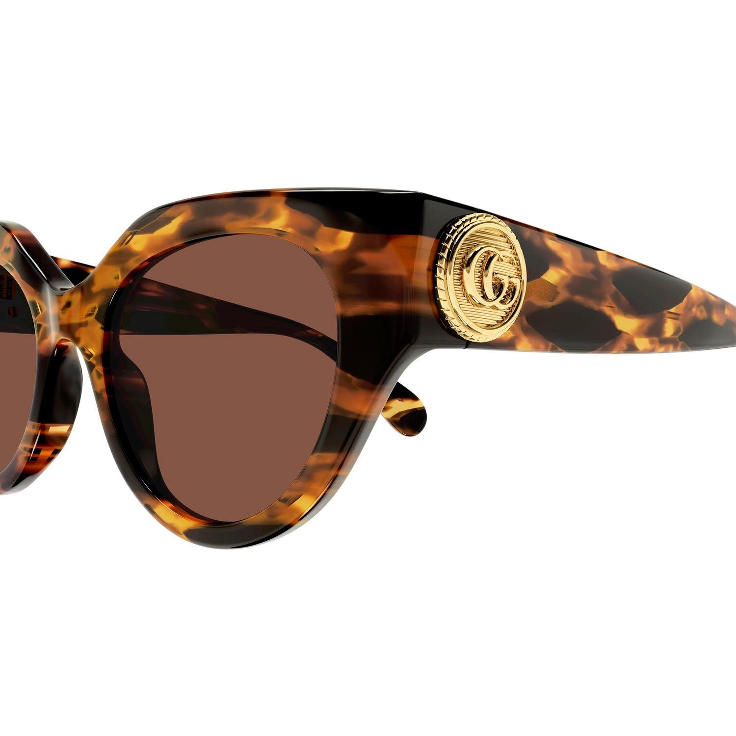 GG1408S Havana recycled acetate Sunglasses - Shiny Havana