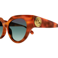 GG1408S Havana recycled acetate Sunglasses - Shiny Havana