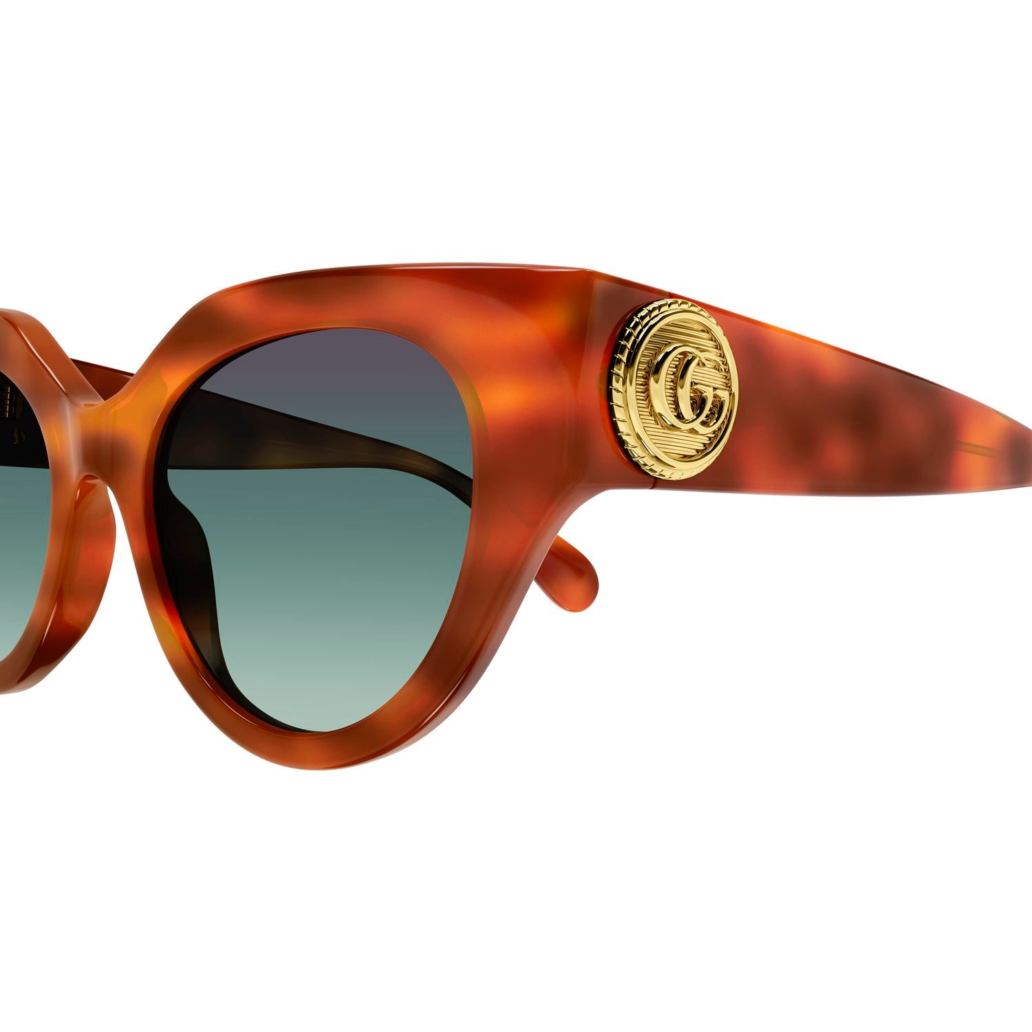 GG1408S Havana recycled acetate Sunglasses - Shiny Havana