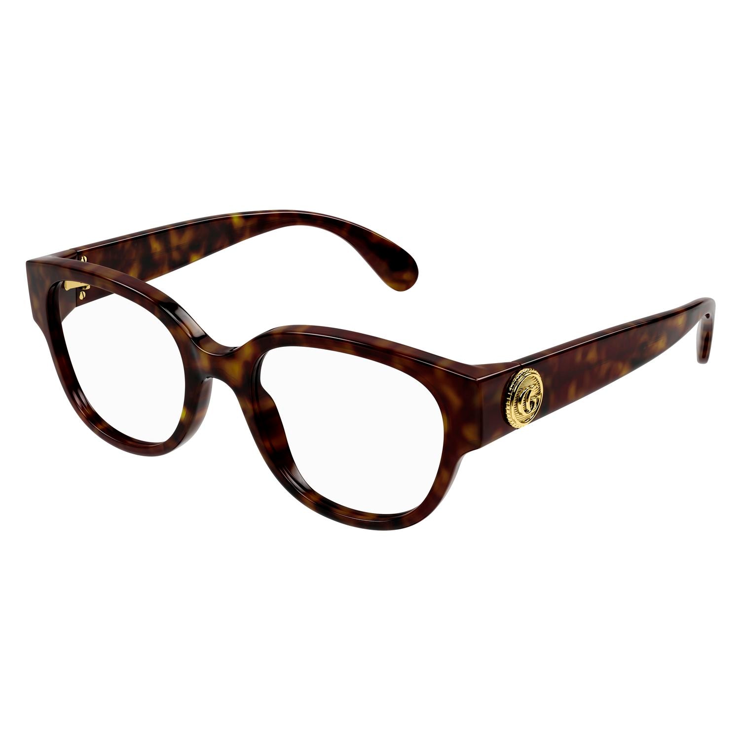 GG1411O Havana recycled acetate Optical Frames - Shiny Havana