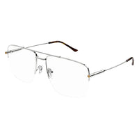 GG1415O Silver metal Optical Frames - Shiny Silver