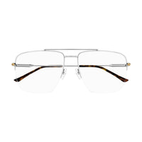 GG1415O Silver metal Optical Frames - Shiny Silver