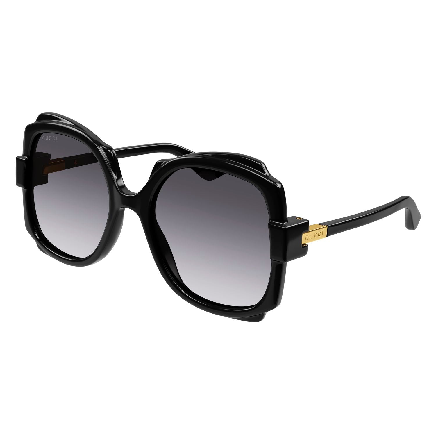 GG1431S Black injection Sunglasses - Shiny Black