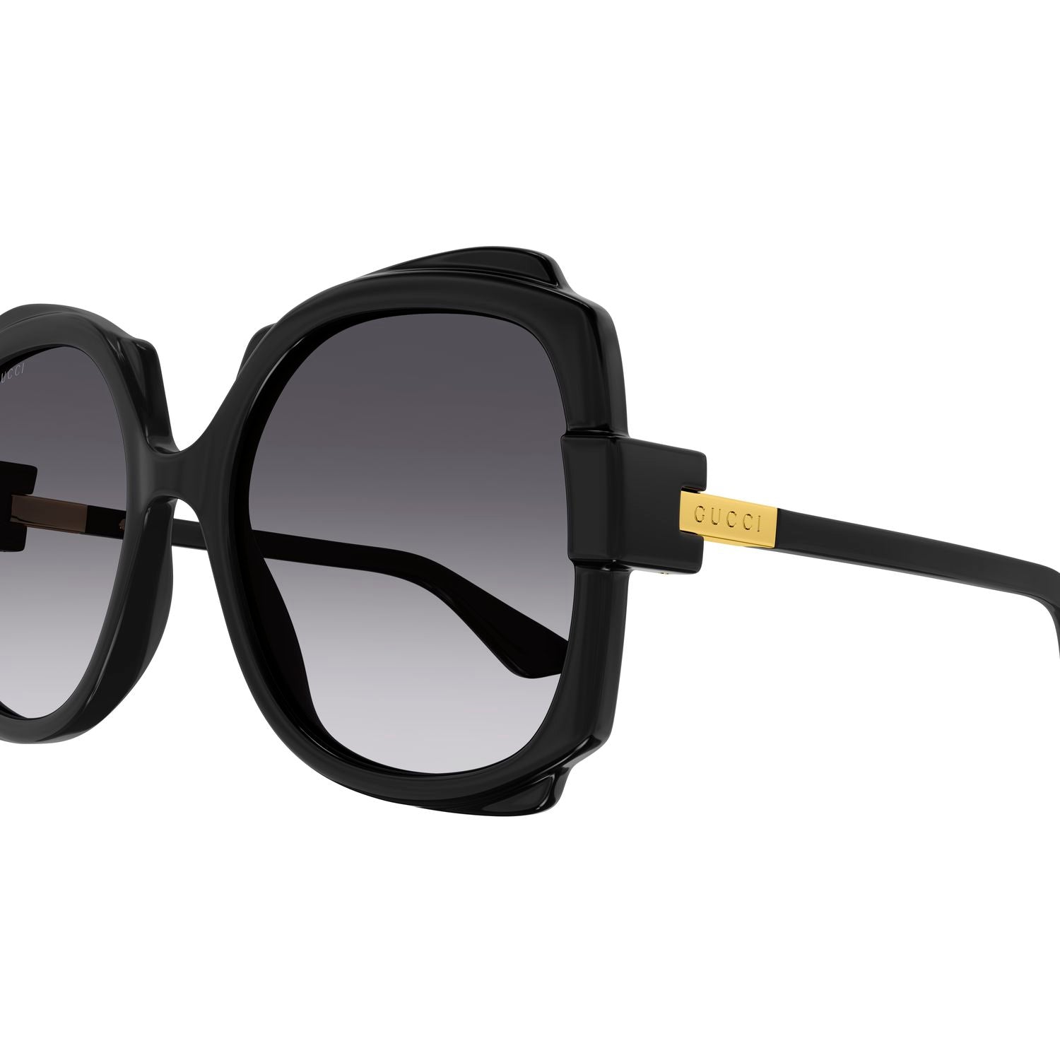GG1431S Black injection Sunglasses - Shiny Black
