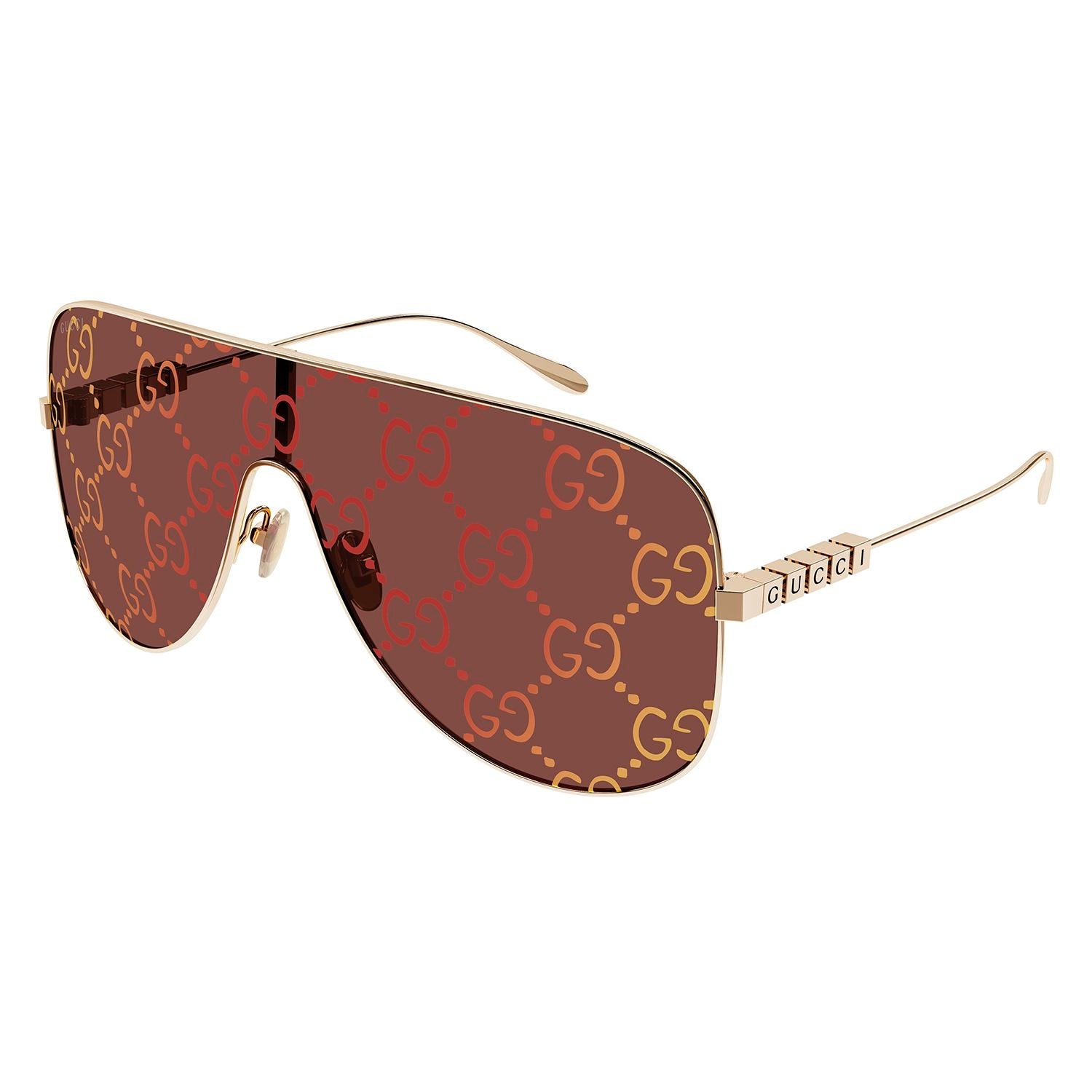 GG1436S Gold metal Sunglasses - Shiny Gold