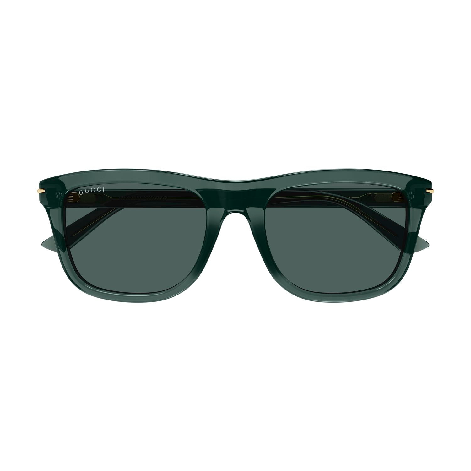 GG1444S Green recycled acetate Sunglasses - Shiny Transparent Green