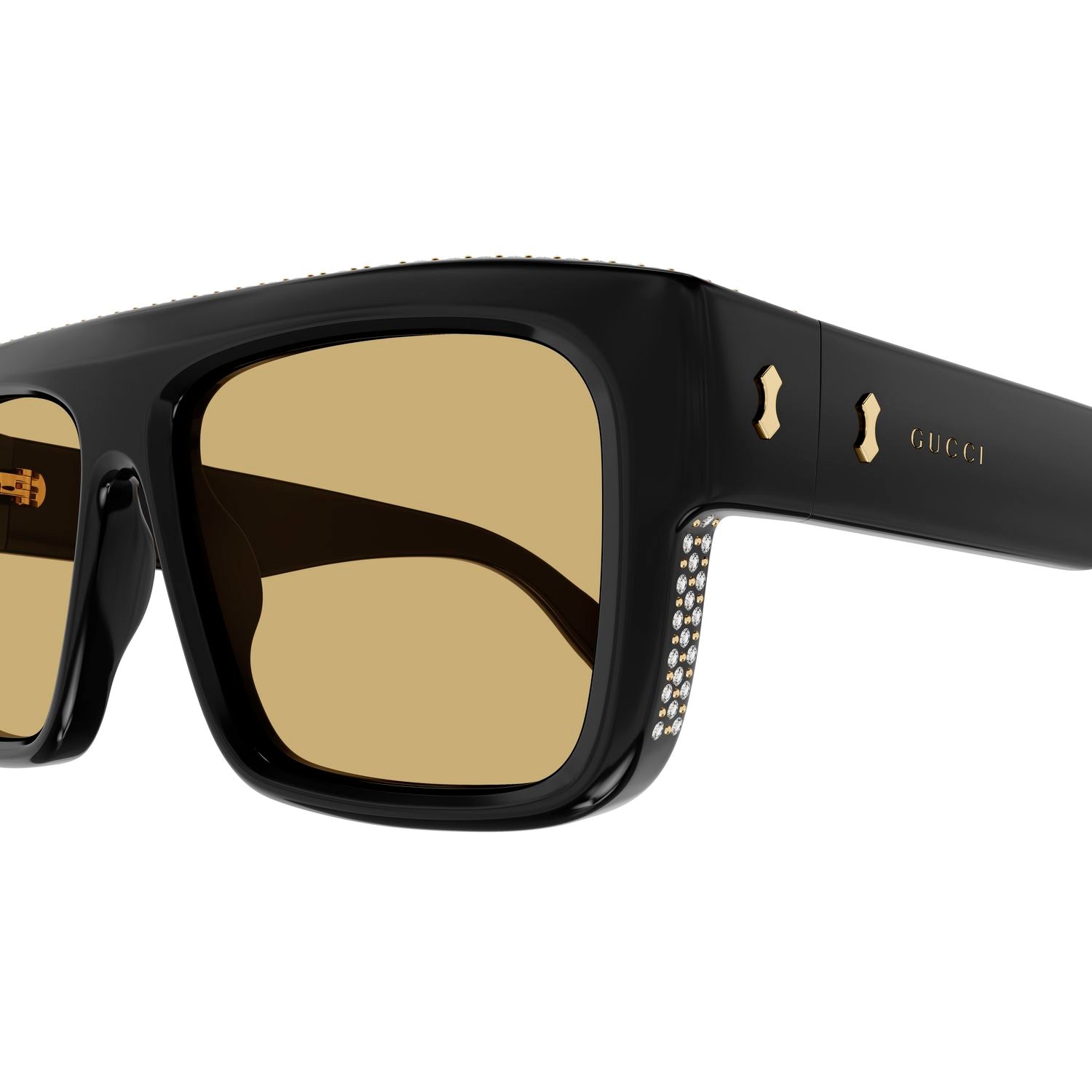 GG1461S Black recycled acetate Sunglasses - Shiny Black