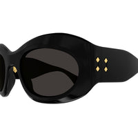 GG1463S Black recycled acetate Sunglasses - Shiny Black