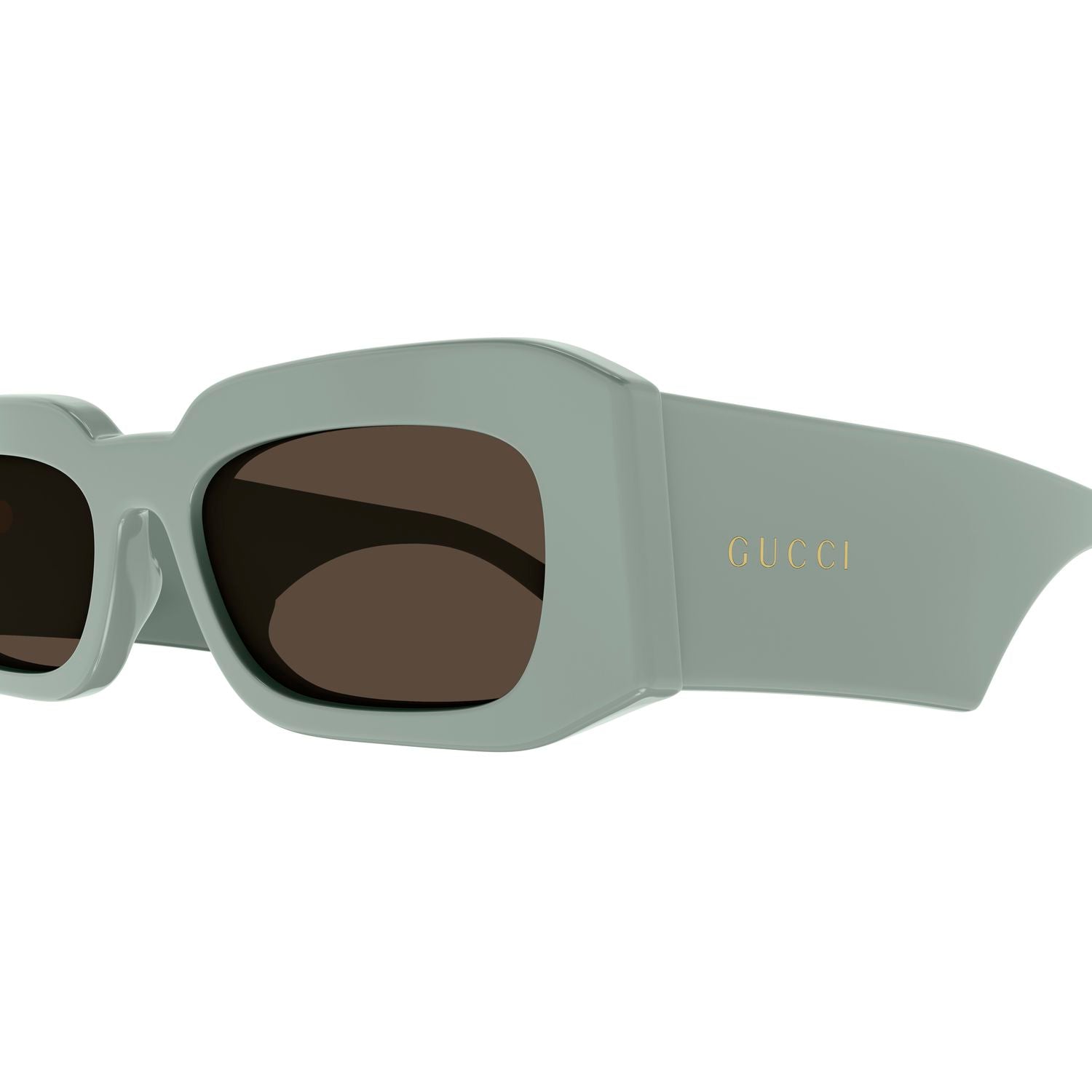GG1426S Green recycled acetate Sunglasses - Shiny Green