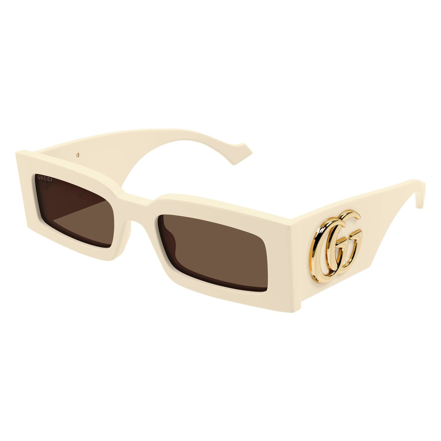 GG1425S Ivory recycled acetate Sunglasses - Shiny Ivory