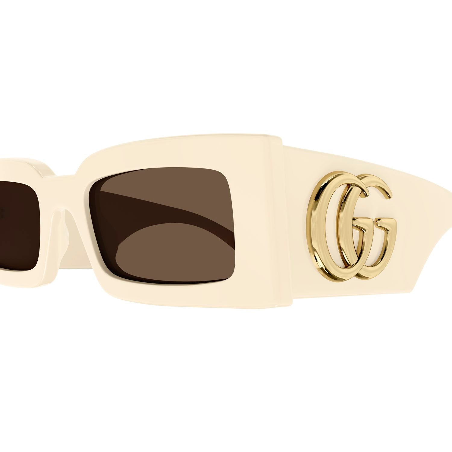 GG1425S Ivory recycled acetate Sunglasses - Shiny Ivory