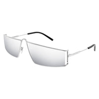 SL 606 Silver metal Sunglasses - Shiny Silver