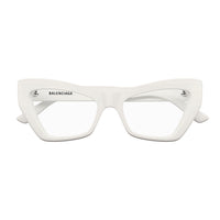 BB0296O White recycled acetate Optical Frames - Shiny Solid Ivory