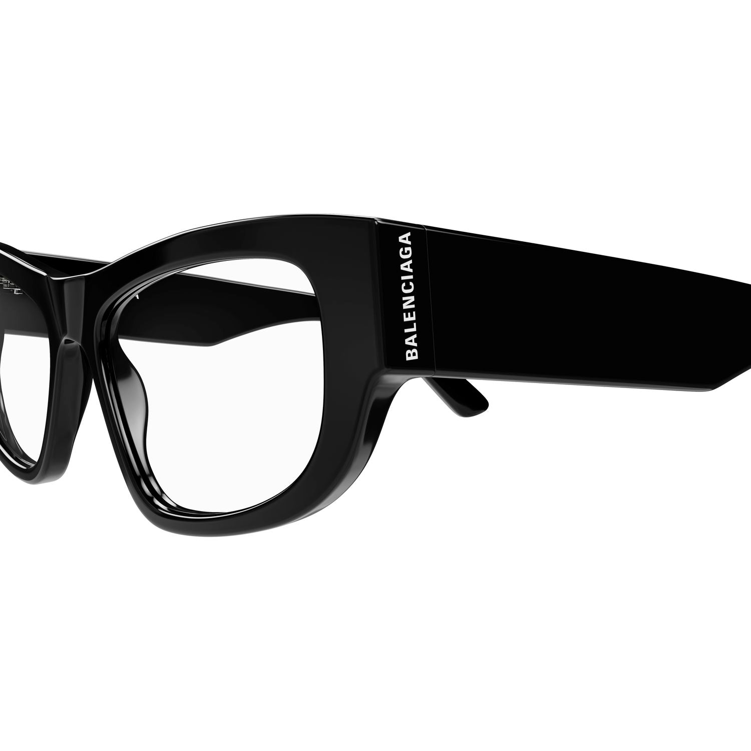 BB0303O Black recycled acetate Optical Frames - Shiny Black