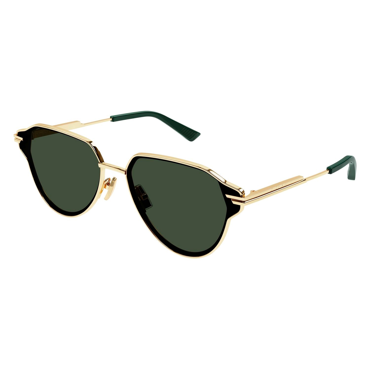 BV1271S Gold metal Sunglasses - Shiny Gold